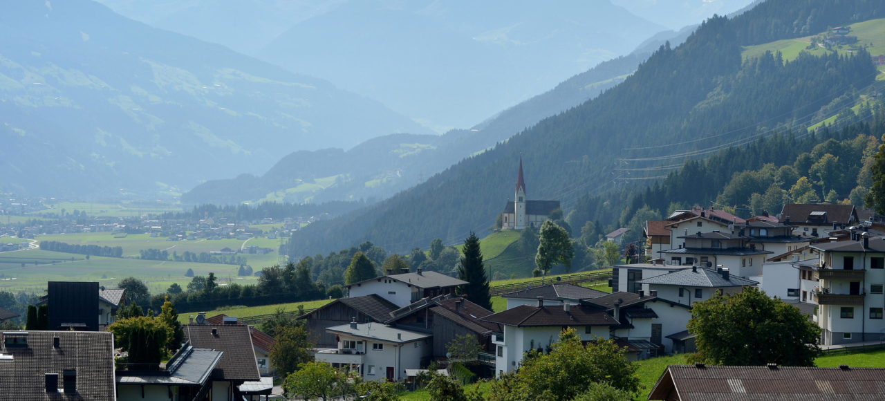 vue sur la vallée de Ziller