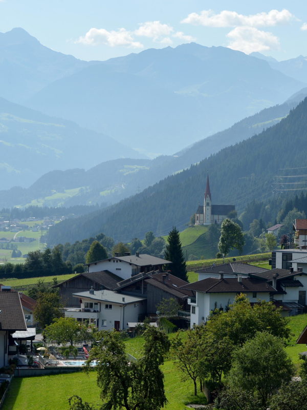 vue sur la vallée de Ziller