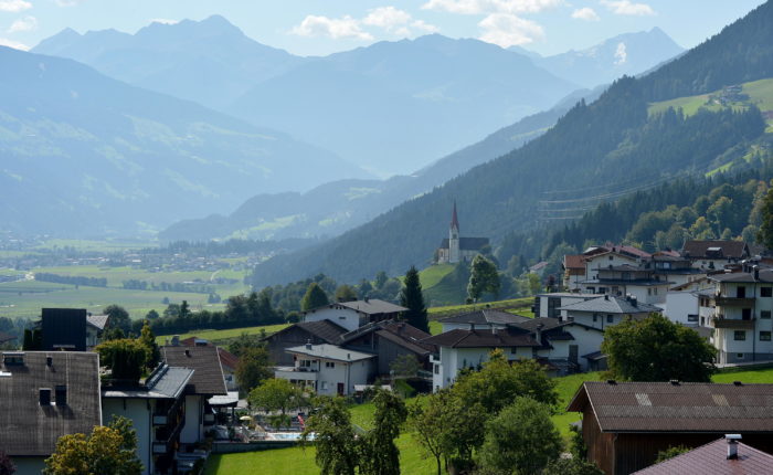 vue sur la vallée de Ziller