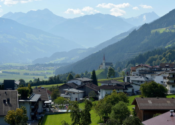 vue sur la vallée de Ziller