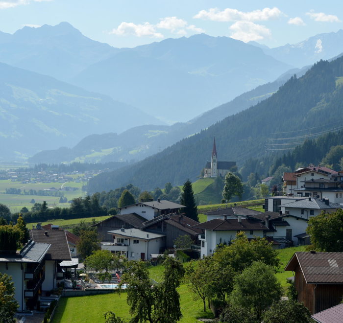 vue sur la vallée de Ziller